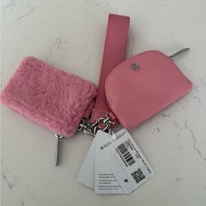 Lululemon Dual Pouch Wristlet *Plush Fleece - Pink Tide